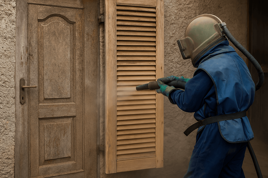 Sablage de Volets et Portes